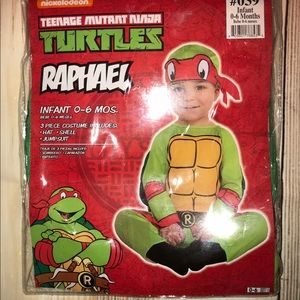 Baby Raphael Costume Ninja Turtles, 0-6 months